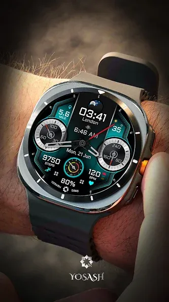 D385 Analog Watch face screenshot 3