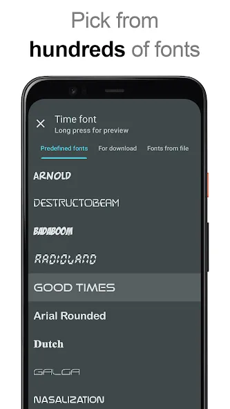 DIGI Clock Widget Plus screenshot 5