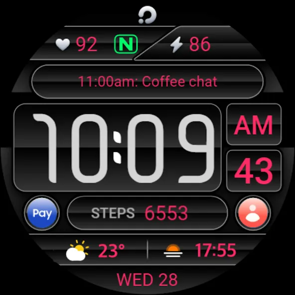 PRADO 61 Digital Watch Face screenshot 10
