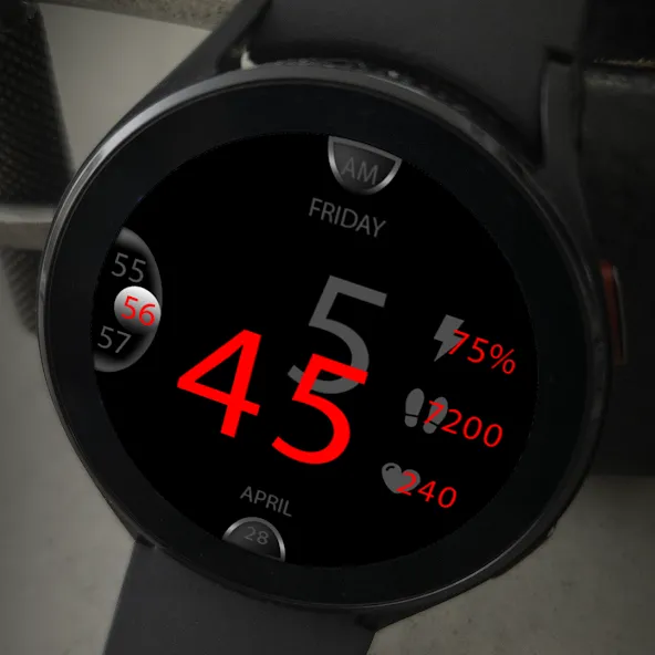 Key047 Digital Watch Face screenshot 8