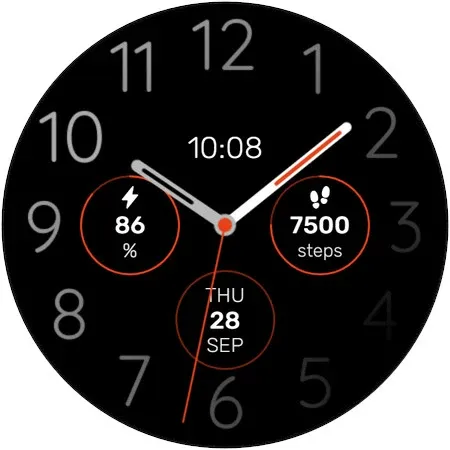 WES18 - Gradient Watch Face screenshot 2