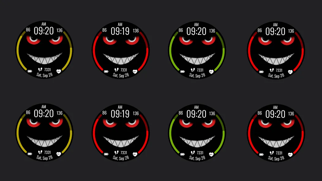 Silly Smiles Watch Face screenshot 3