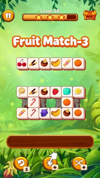 Fruit Tiles Quest: Match 3 screenshot 1