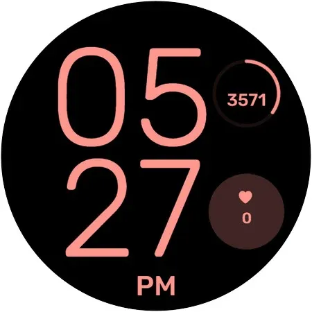 Simple II - Wear OS Watchface screenshot 2