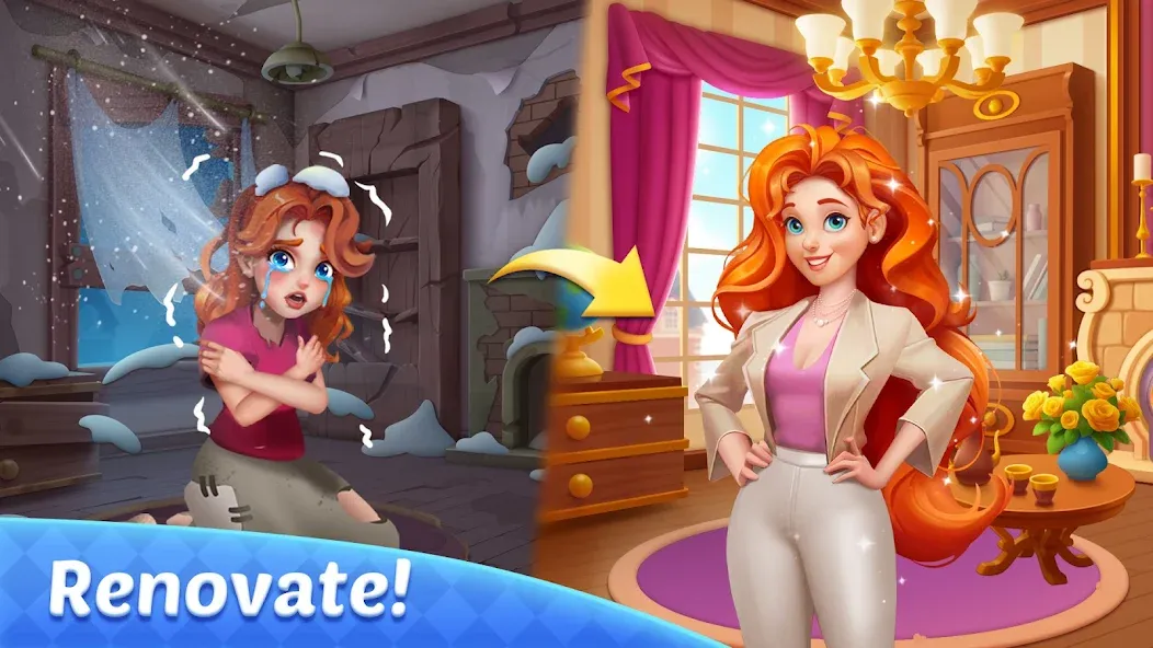 Triple Family 3D™- Match Story screenshot 19