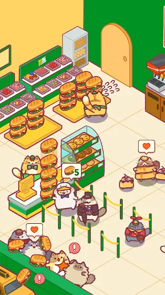 고양이 스낵바 : 힐링 시뮬레이션 게임 screenshot 2