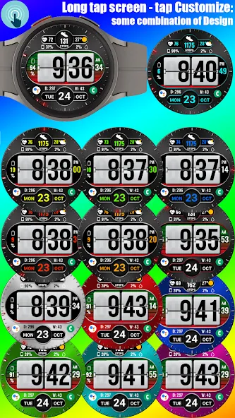 Flip Style WearOS NTV279 screenshot 7