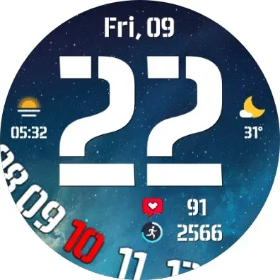 N-SPORT660 Weather Big Digital screenshot 16