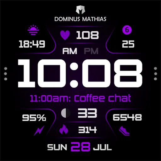 DM093 Futuristic Data Watch screenshot 9