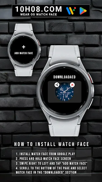 Watch face 10h08.com #68 screenshot 8