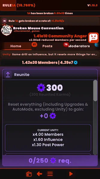 Rule1A Incremental: Idle Forum screenshot 6