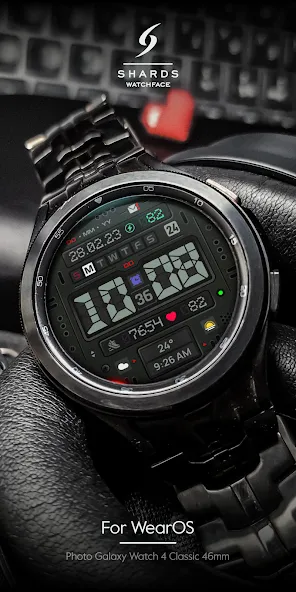 SH089 Watch Face, WearOS watch screenshot 3