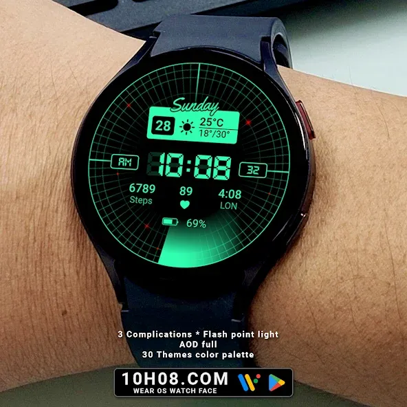 Watch face 10h08.com #99 screenshot 4
