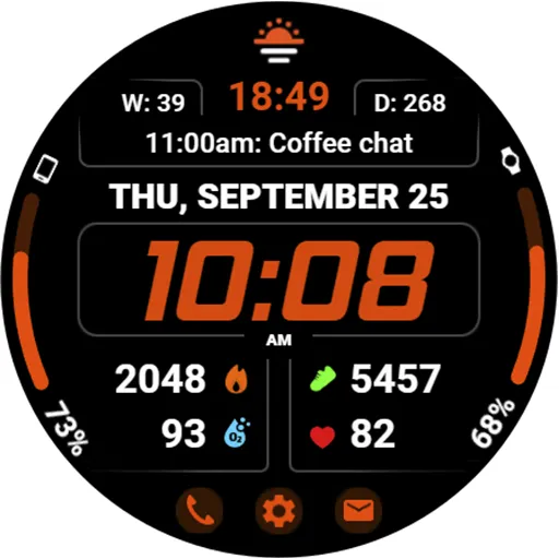 WFP 345 Informer watch face screenshot 39