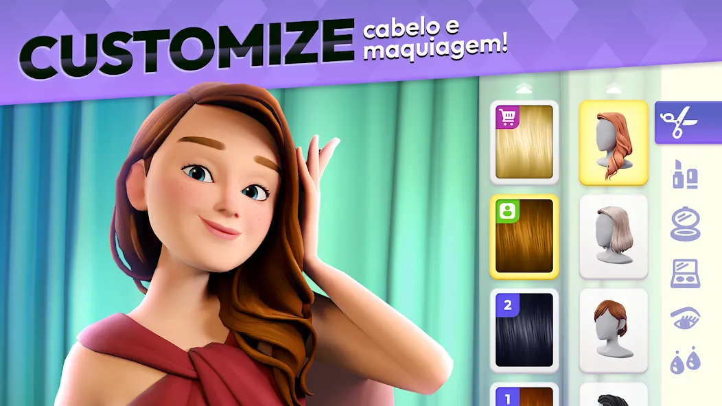 Makeover Match - Jogo de moda screenshot 1