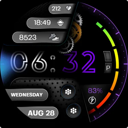 IronSync - Digital Watch Face screenshot 22