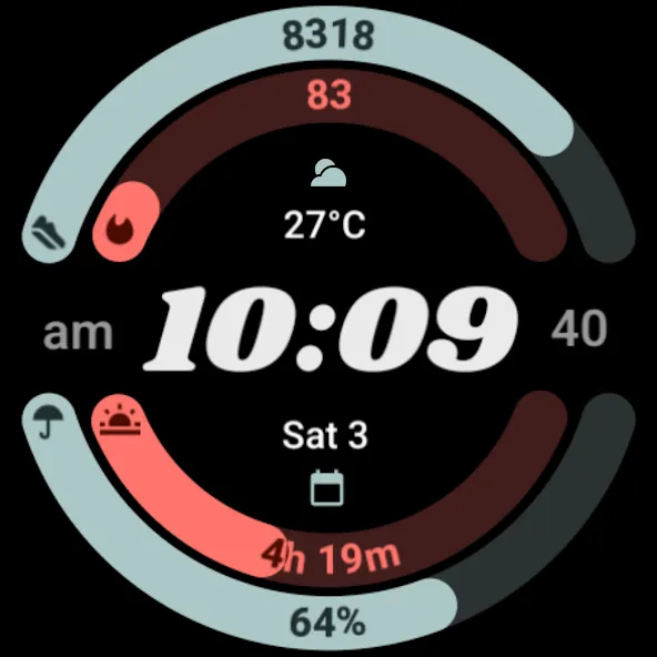 MDS06 Sport Watch Face screenshot 11