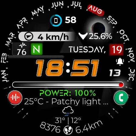 Watch Face CUE161 screenshot 14