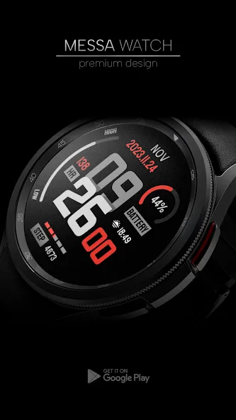 Minimal Digital Watch Face screenshot 4