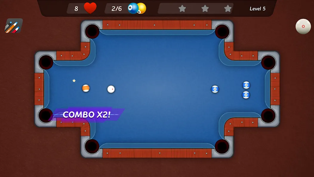Pool Pocket - Billiard Puzzle screenshot 5