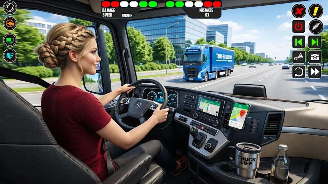 Driving Simulator Truck Game screenshot 2