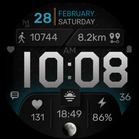 TWOOSTY - Digital Watch Face screenshot 12