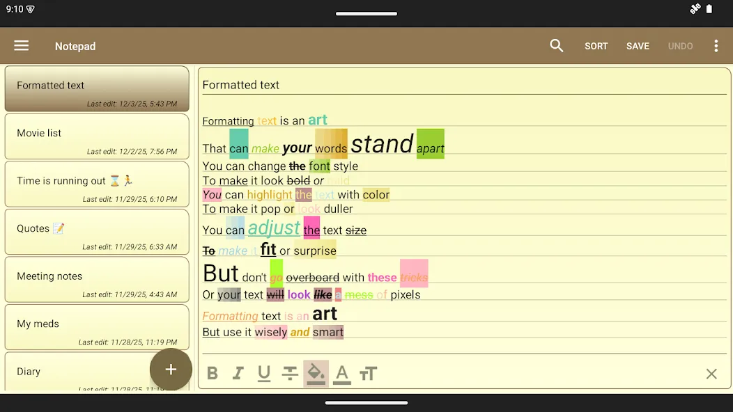 Notepad - simple notes screenshot 13