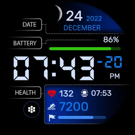 WaTchG010: Digital watch face screenshot 17