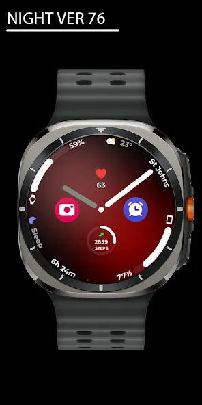 Night ver 76 - watch face screenshot 1