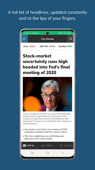 MarketWatch screenshot 1