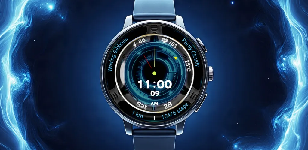 2026 Portal Wear OS Watch Face screenshot 1