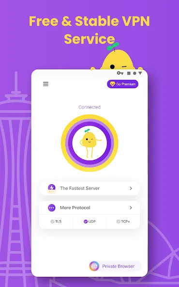 VPN PotatoVPN - WiFi Proxy screenshot 1