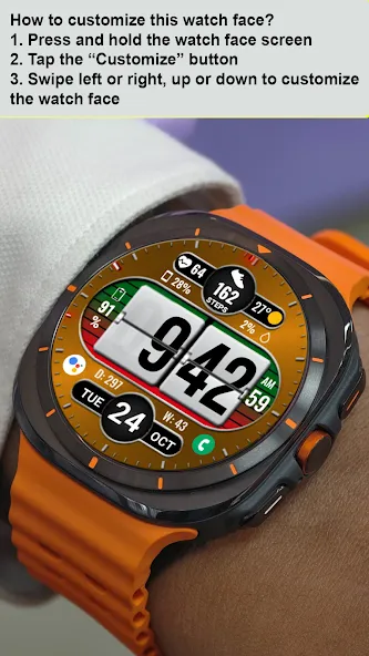 Flip Style WearOS NTV279 screenshot 14