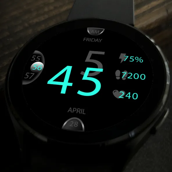 Key047 Digital Watch Face screenshot 6