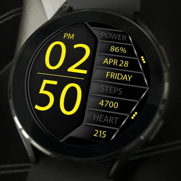 Key044 Digital Watch Face screenshot 5