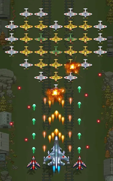 1945 공군: 레트로 오락실 슈팅 게임 screenshot 17
