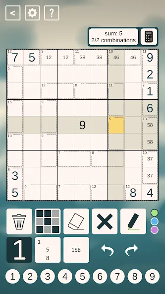 Killer Sudoku screenshot 1