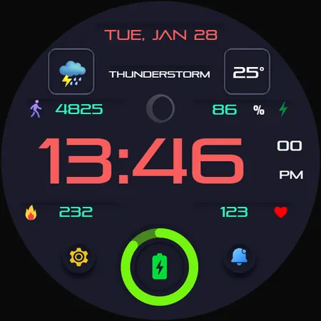 Lucina Digital Watch Face screenshot 38