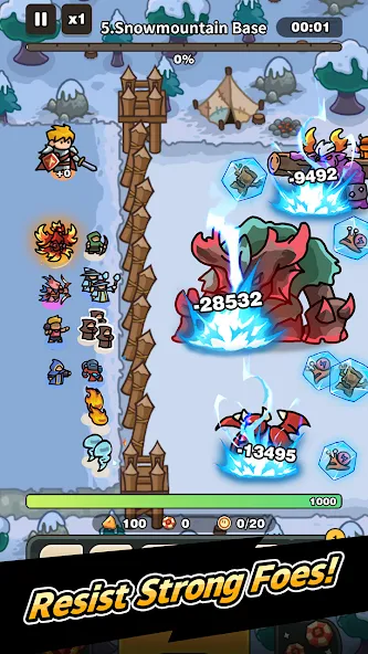 Pull Pull Pull Heroes -TD Game screenshot 4