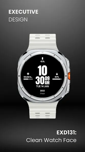 EXD131: Clean Watch Face screenshot 3
