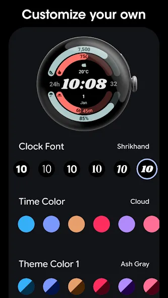 MDS06 Sport Watch Face screenshot 5