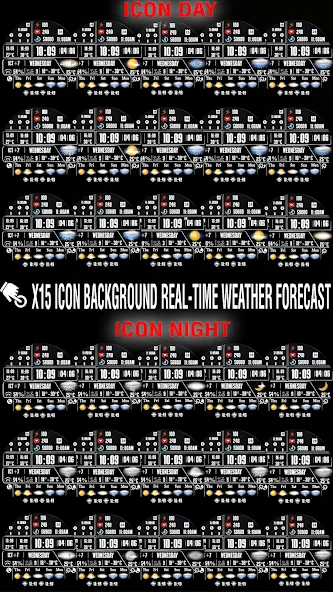 N-SPORT750 DigitalWeather Face screenshot 8
