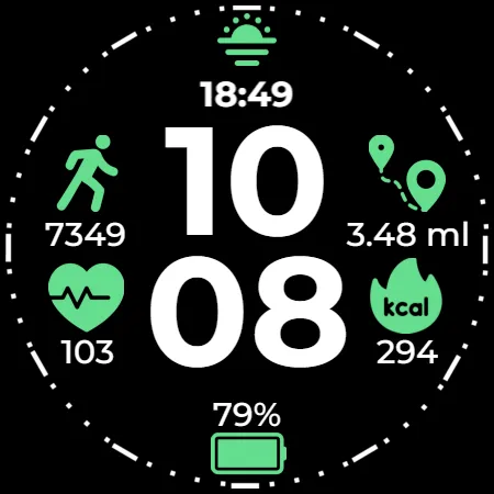 CC Clean 18 Watch Face screenshot 12