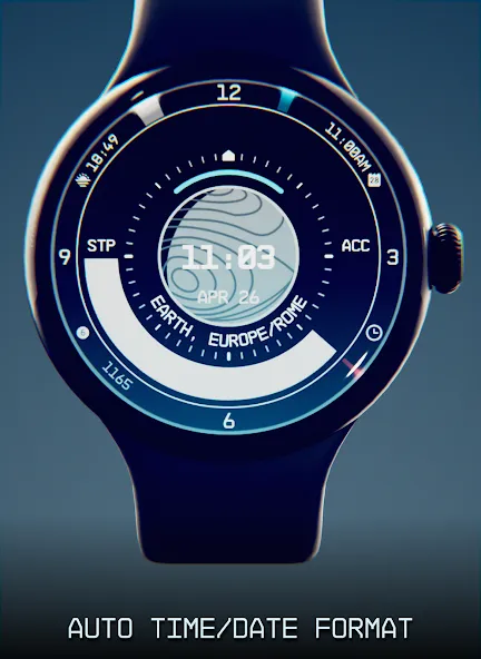 Planet in stars Watch Face screenshot 1