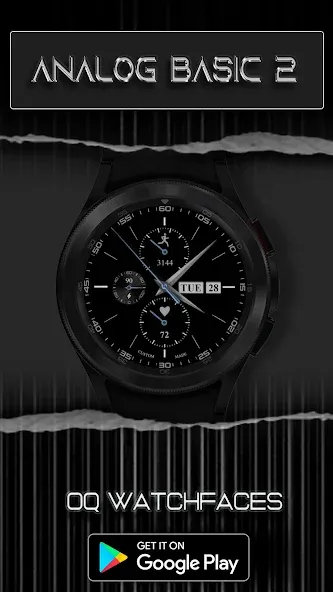Analog Basic 2 for WEAR OS 4 screenshot 2