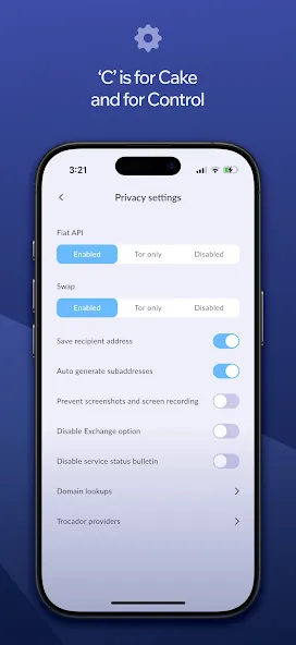 Cake Wallet: Crypto, Made Easy screenshot 2