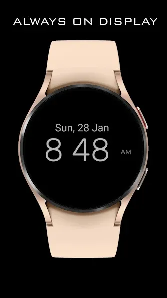 Watch Face Digital EasyRead D1 screenshot 2