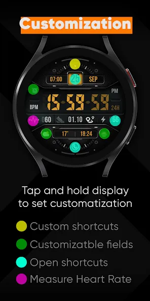 KF129 WATCH FACE screenshot 6