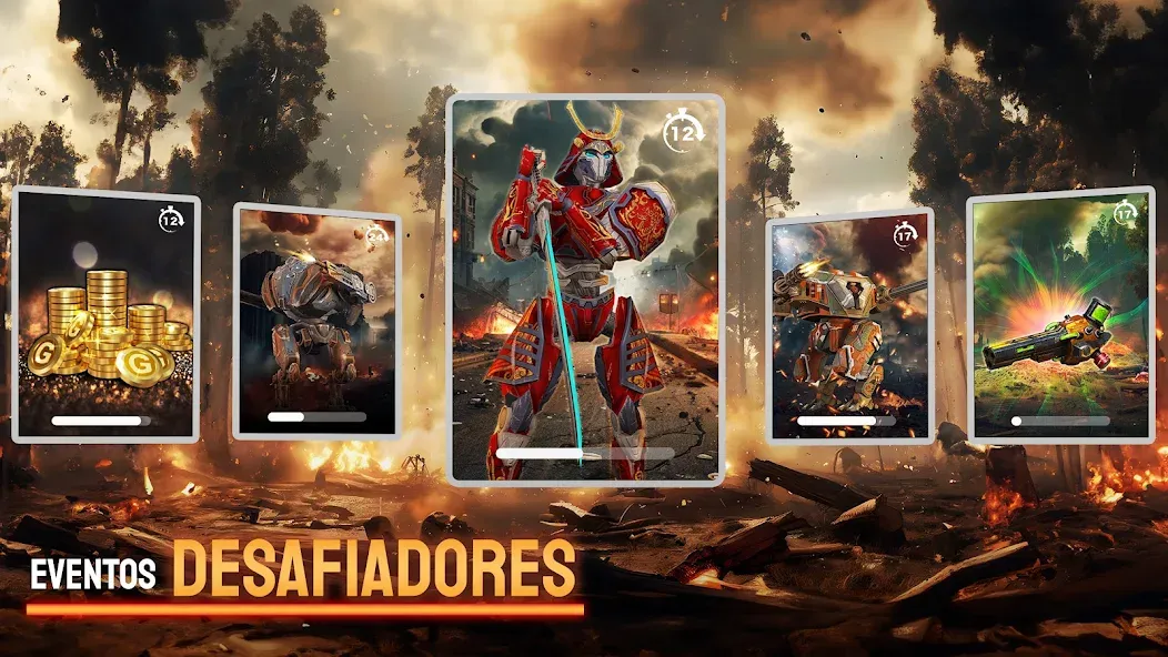 Mech Wars - Batalhas online screenshot 5