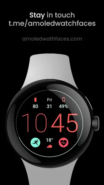 Simple Digital Watch Face screenshot 5